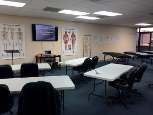 Lecture classroom at Florida School of advanced bodywork